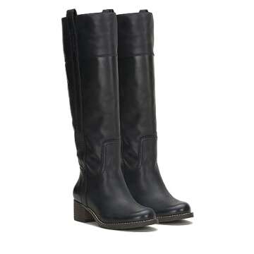 Lucky Brand Women's Hybiscus Riding Boot Fashion, Black, 7