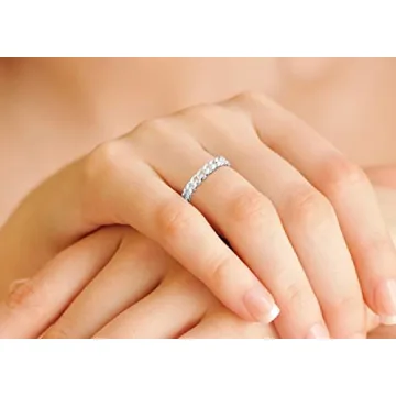 Miabella 925 Sterling Silver Cuban Link Band Ring for Women