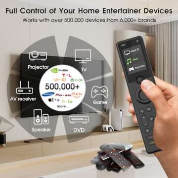 SofaBaton X1S Universal Remote Control with Hub and APP Setting, Smart All in One Remote with Custom...