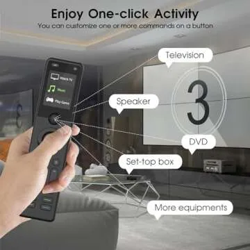 SofaBaton X1S Universal Remote Control with Hub and APP Setting, Smart All in One Remote with Customize One-Touch Activities, Compatible with 500,000+ IR/Bluetooth/WiFi Devices/Alexa/Google Assistant