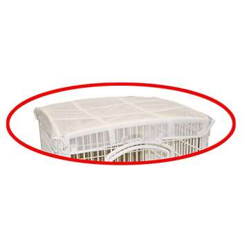 IRIS USA Dog Playpen Mesh Top, 46" x 46" Top Cover for IRIS USA 4-Panel Pet Playpen with Metal Lock ...