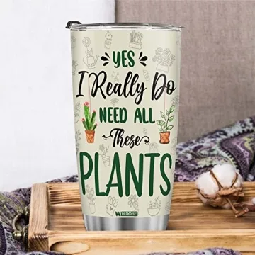 WHIDOBE 20 oz Gardening Tumbler for Plant Lovers