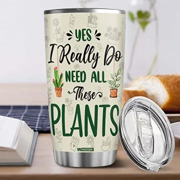 WHIDOBE 20 oz Gardening Tumbler for Plant Lovers