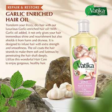 Dabur Vatika Naturals Garlic Enriched Hair Oil 300ml