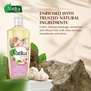Dabur Vatika Naturals Garlic Enriched Hair Oil 300ml