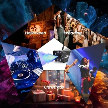 LURT Mini Fog Machine with Wireless Remote Control 500W