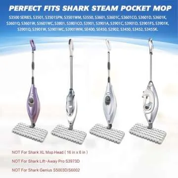 Tidy Monster Steam Mop Replacement Pads for Shark Models