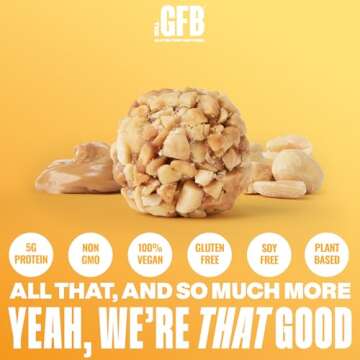 The Gluten Free Brothers Peanut Butter Bites - Gluten Free Protein Balls – Non GMO, Soy Free, Vega...