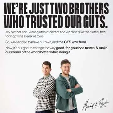 The Gluten Free Brothers Peanut Butter Bites - Gluten Free Protein Balls – Non GMO, Soy Free, Vegan – Snack Size Plant Based Protein Energy Balls, 4 oz (6 Count)