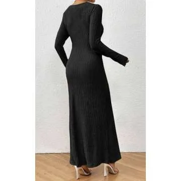 Shop MITILLY Long Sleeve Fall Maxi Dress for Women 2024