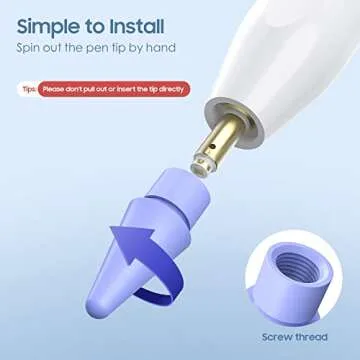 TiMOVO Replacement Tips for Apple Pencil - Precision Guaranteed