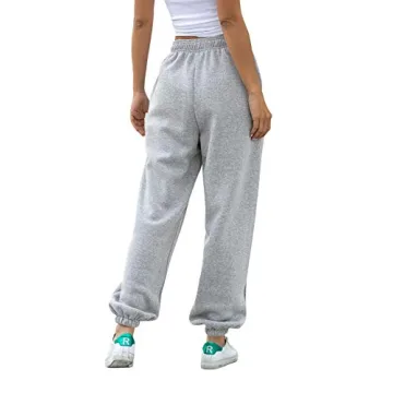 Cinch Bottom Sweatpants with Pockets for Women