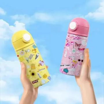 Buy PYD Life 8 Pack Kids Sublimation Water Bottles 12 OZ