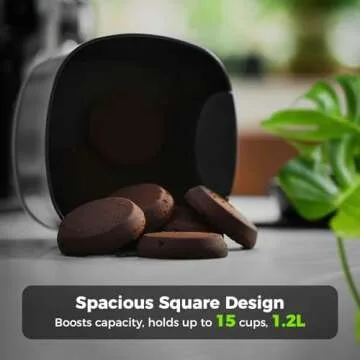 IKAPE Espresso Knock Box - Elegant Coffee Grounds Disposal