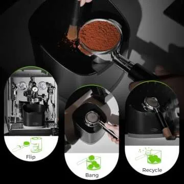 IKAPE Espresso Knock Box - Elegant Coffee Grounds Disposal