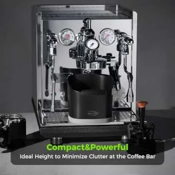 IKAPE Espresso Knock Box - Elegant Coffee Grounds Disposal