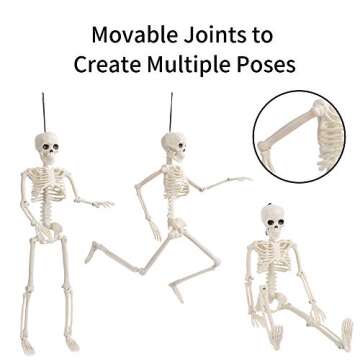 Halloween Party Indoor Table and Outdoor Lawn Yard Decoration Pack of 3 PCS 16" Realistic Looking Fu...