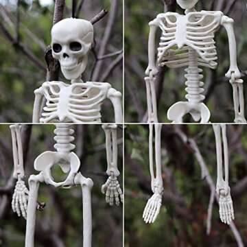 Pack of 3 Halloween Skeletons for Party Decorations