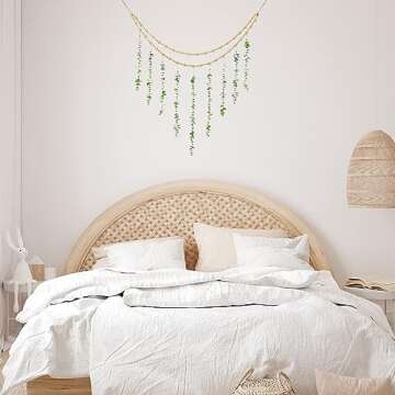 Stunning Boho Wall Decor with Eucalyptus and Beads
