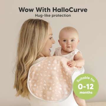 KeaBabies Organic Burp Cloths - Soft and Absorbent Set