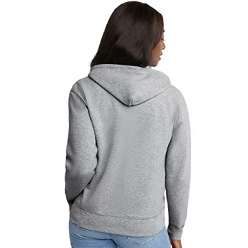 EcoSmart Full-Zip Hoodie for Women - Light Steel