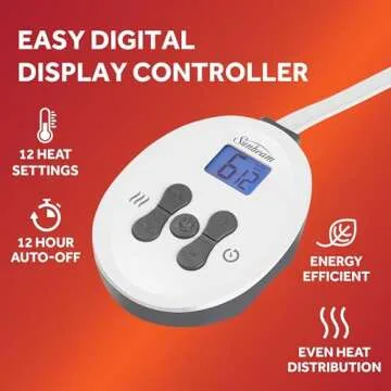 Sunbeam Royal Luxe King Heated Blanket with Controls