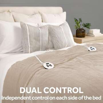 Sunbeam Royal Luxe King Heated Blanket with Controls