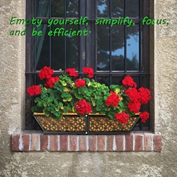 Premium SOSFKIM Window Boxes Planters with Coco Liner