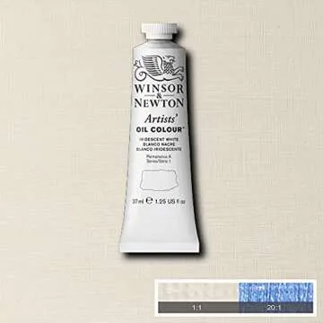Winsor & Newton Artists' Oil Color, 37ml (1.25 oz) Tube, Iridescent White