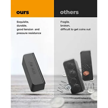 JOYTUTUS Car Coin Holder Organizer for Loose Change