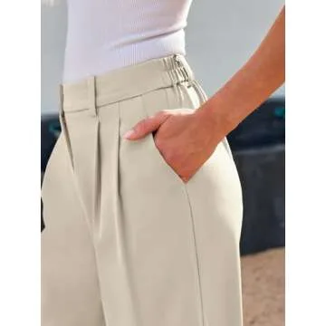 LILLUSORY Wide Leg Dress Work Pants for Women - Stylish and Comfortable