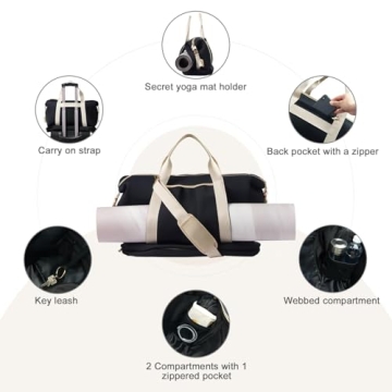 MOIY Waterproof Gym Bag for Women - Stylish & Functional