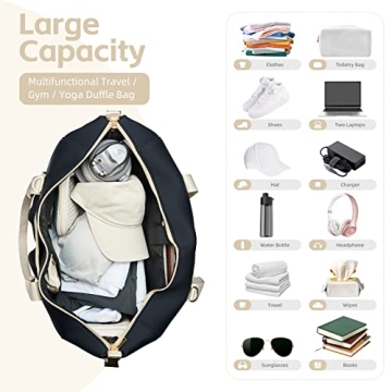 MOIY Waterproof Gym Bag for Women - Stylish & Functional