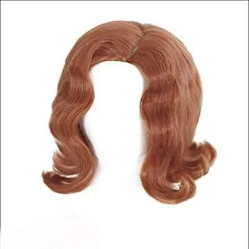 Geagle Bethy Orange Curly Wig for Cosplay & Costume