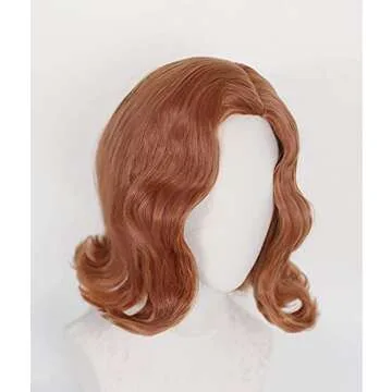 Geagle Bethy Orange Curly Wig for Cosplay & Costume