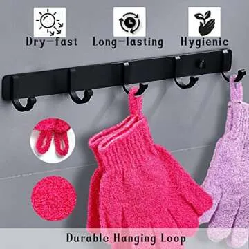 24 Pcs Exfoliating Shower Gloves for Luxurious Self-Care