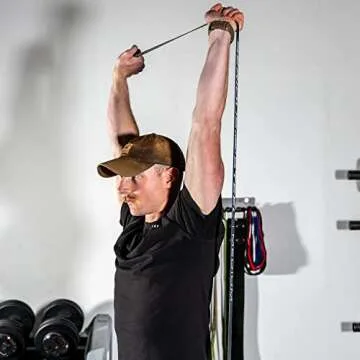 Serious Steel Fitness Latex Free Resistance Bands | Use for Pull-Ups, at Home Workouts, and Strength Training (41" Black Set)