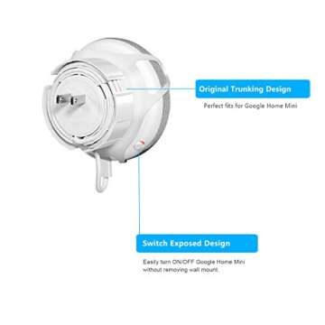 Wall Mount for Google Home Mini - Space-Saving Holder