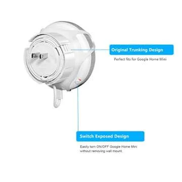 Wall Mount for Google Home Mini - Space-Saving Holder