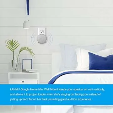 Wall Mount for Google Home Mini - Space-Saving Holder
