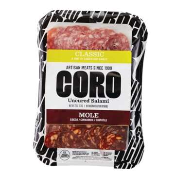 Gourmet Coro Mole Uncured Salami for Healthy Snacking