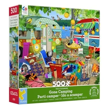 Gone Camping 500 Piece Jigsaw Puzzle by Ceaco