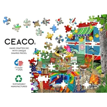 Gone Camping 500 Piece Jigsaw Puzzle by Ceaco