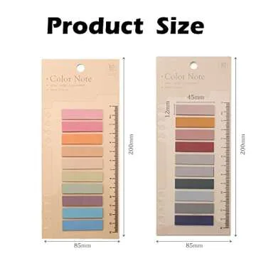 AWEELON 1600Pcs Morandi Sticky Tabs - Colorful Writable Page Tabs for Books & Notebooks