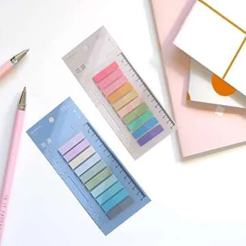 AWEELON Morandi Sticky Index Tabs, 1600Pcs Durable Tabs