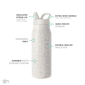 Insulated Stainless Steel Water Bottle - 34oz