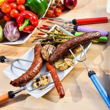 Telescoping Stainless Steel Marshmallow Roasting Sticks