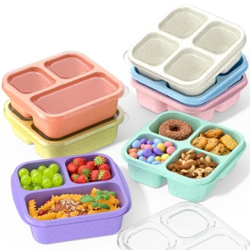 Stackable Bento Lunch Box Set - 7 Pack
