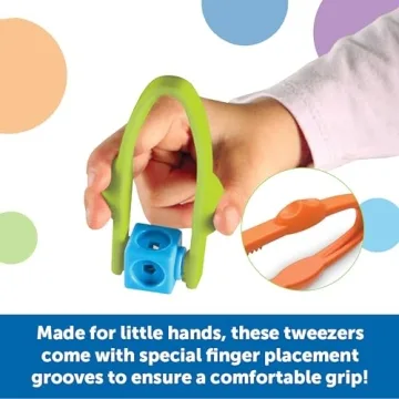 Easy-Grip Tweezers for Preschool Learning Activities