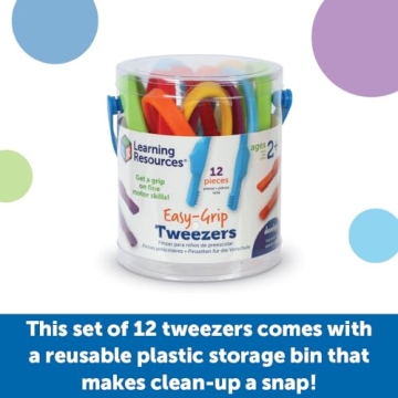 Easy-Grip Tweezers for Preschool Learning Activities